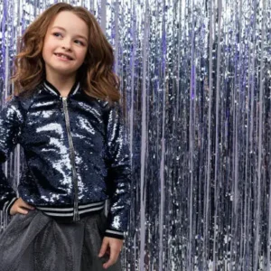 Sequin Bomber Jacket