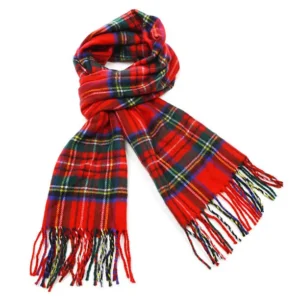 Wool Plaid Scarf